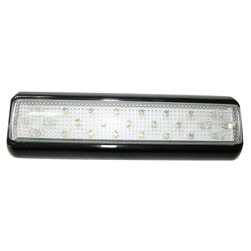 Svjetlo kupolasto za trajler 25 LED 12V&24V, crni