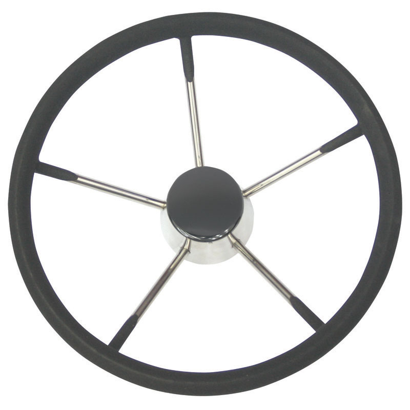 VOLAN INOX PRESVUČEN GUMOM D400mm CRNI