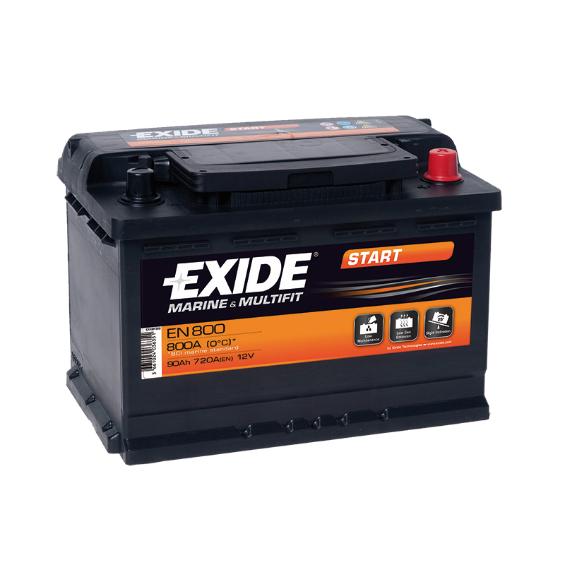 Akumulator Exide, Morski, 12V, 90 Ah, 353x175x190mm