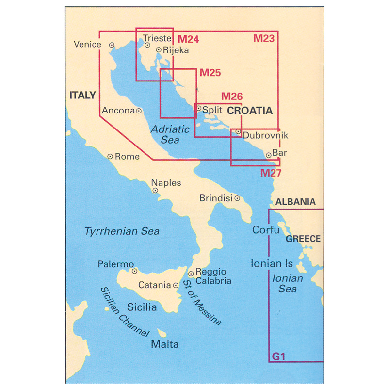 NAVIGACIJSKE KARTE HRVATSKE