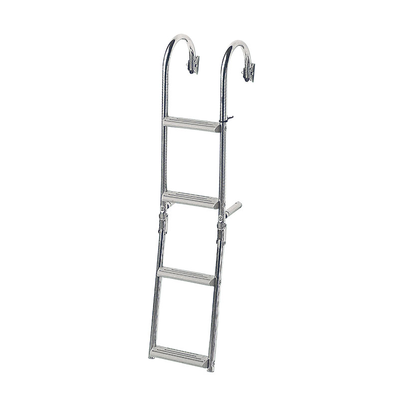 Ljestve preklopne, 2+2 gazišta, Inox316