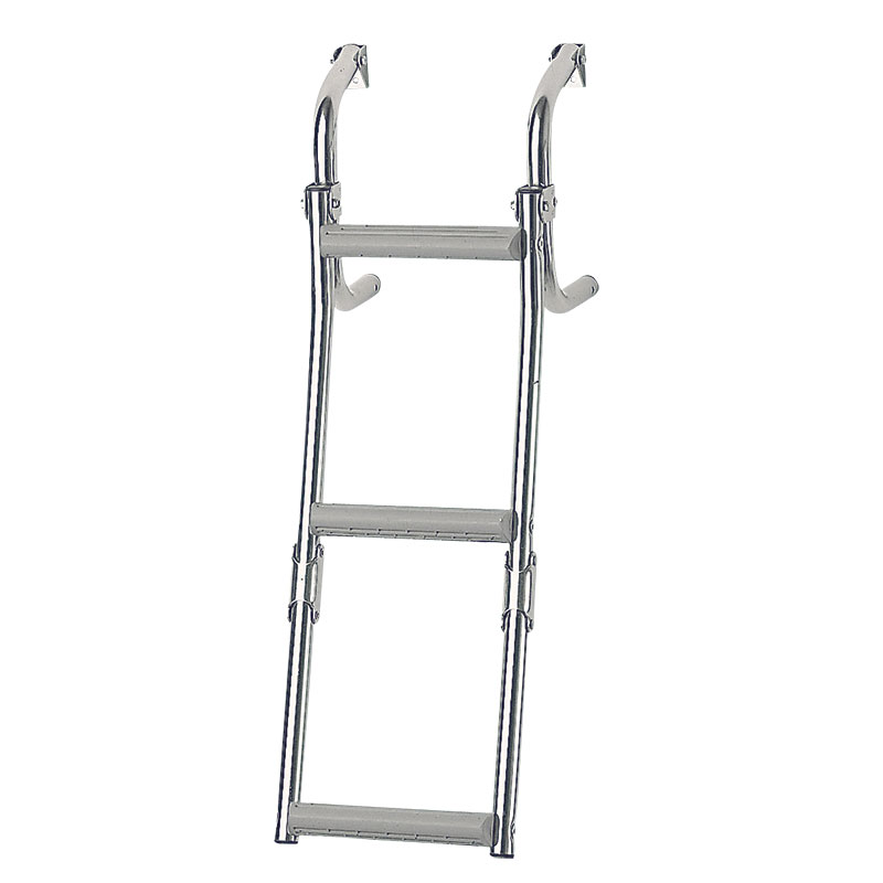 Ljestve preklopne, 2+1 gazište, Inox316