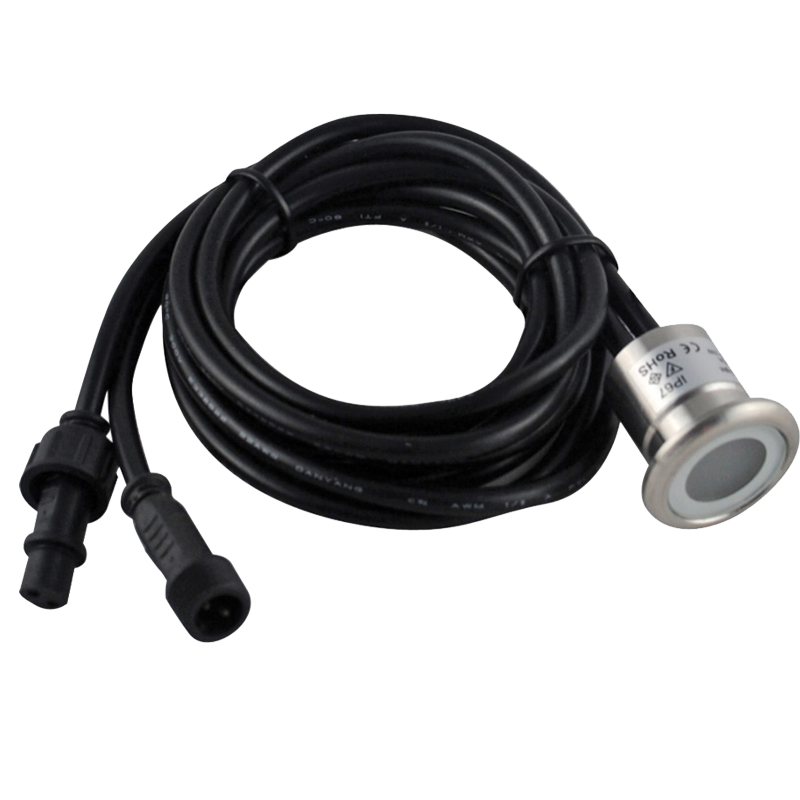 AquaLED svjetlo plavo okruglo 12/24v, IP67, Inox