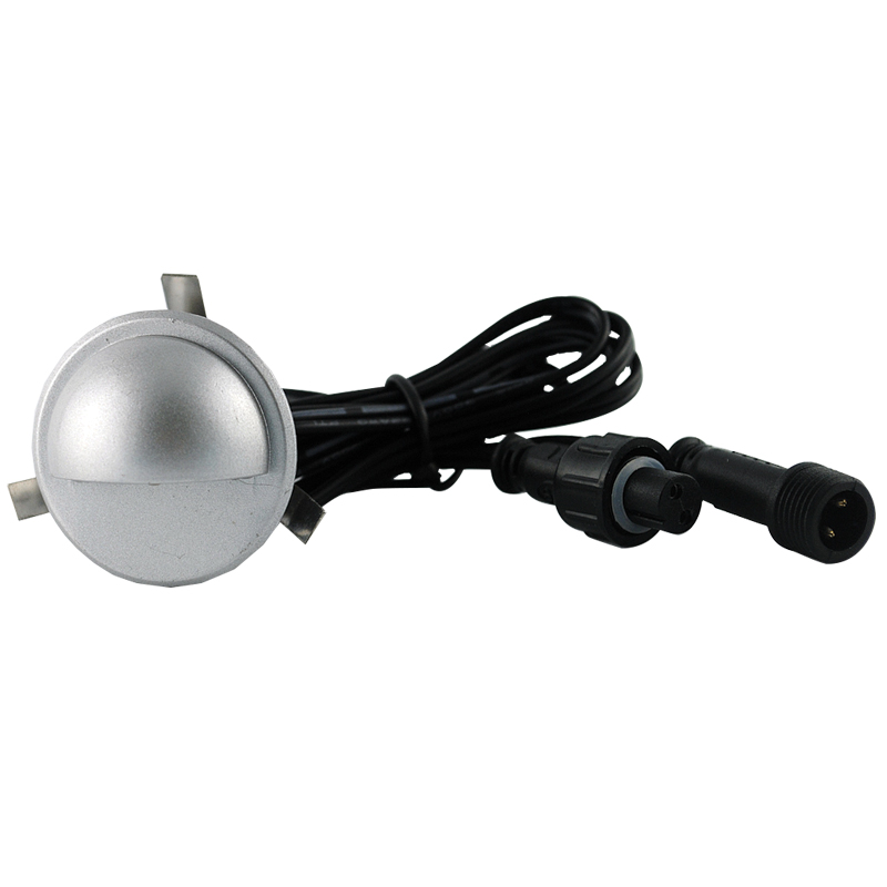 AquaLED svjetlo plavo okruglo 12v, IP65, krom